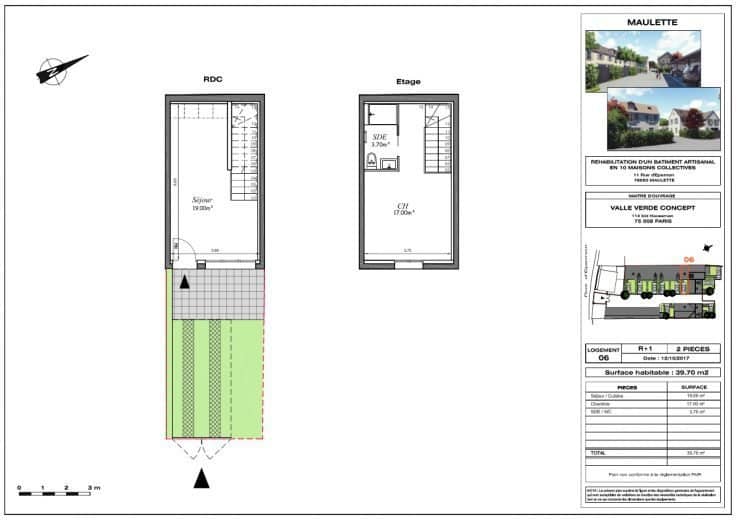 Photos du bien : EXCLUSIVITÉ – Maisons de ville 3 pièces avec jardin à partir de 195 000 € – Houdan centre