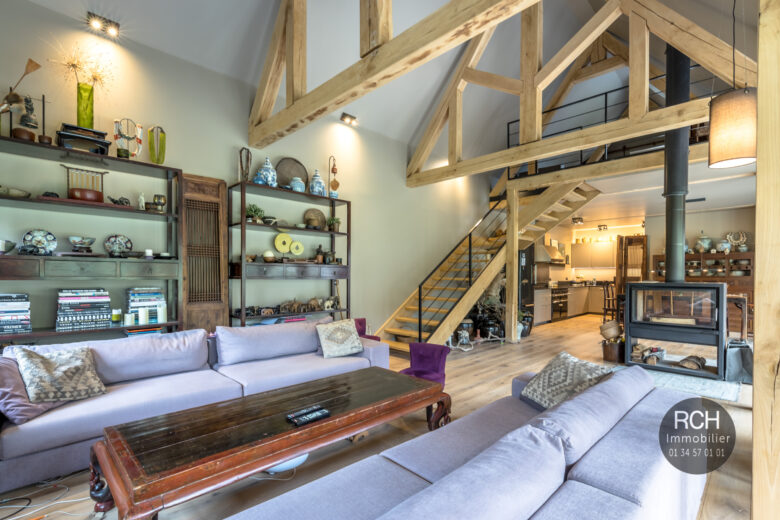 Photos du bien : Exclusivité – Saint-Léger-en-Yvelines – Très belle maison contemporaine de 2016 en bois
