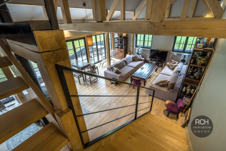Photos du bien : Exclusivité – Saint-Léger-en-Yvelines – Très belle maison contemporaine de 2016 en bois