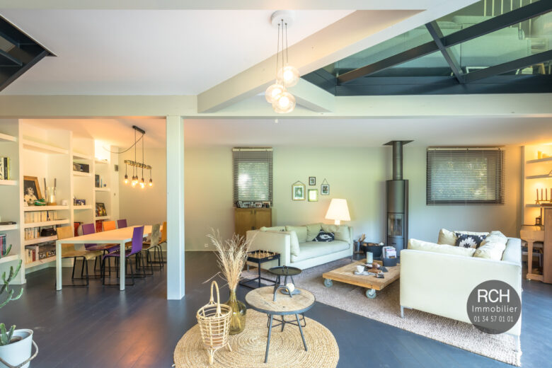 Photos du bien : Crespières – Très belle maison passive avec maison d’amis dans un superbe environnement