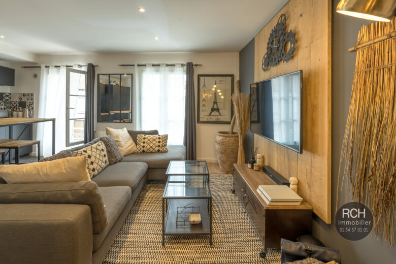 Photos du bien : Houdan Centre historique – Appartement trois pièces entièrement rénové