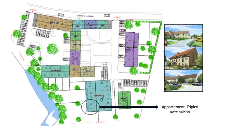 Photos du bien : Jouars-Pontchartrain – Appartement neuf de 92m2 dans une très belle résidence