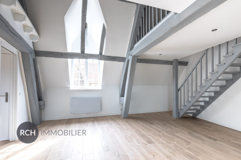 Photos du bien : Houdan – Beau duplex rénové en plein coeur de village avec garage