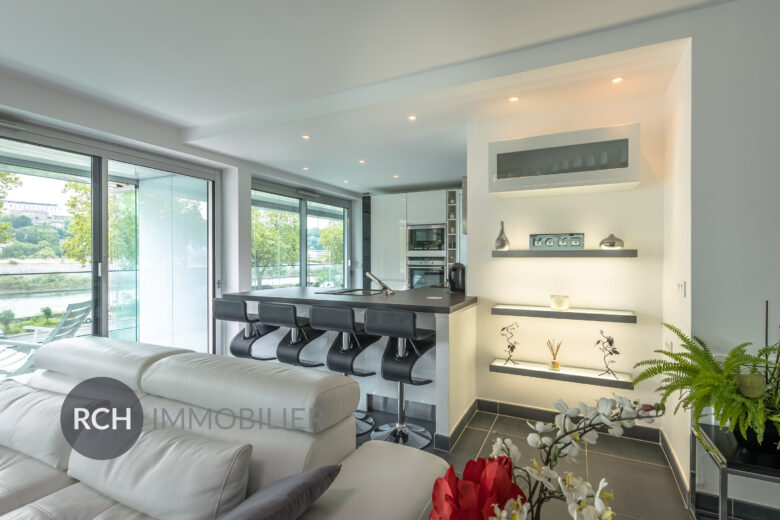Photos du bien : Boulogne-Billancourt – Superbe appartement de standing avec grande terrasse vue sur la Seine
