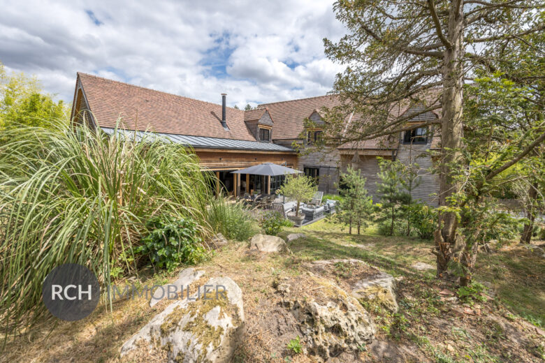 Photos du bien : Saint Léger en Yvelines – Magnifique maison contemporaine en bois