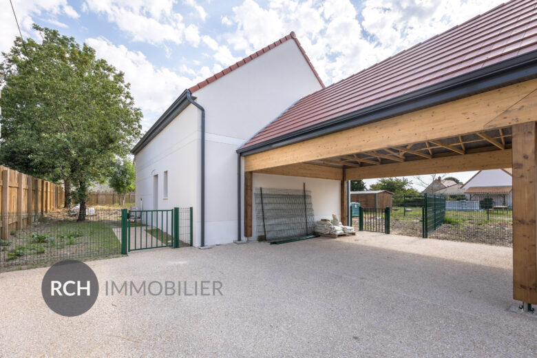 Photos du bien : Gambais – Maison neuve sur terrain arboré, végétalisé et cloturé