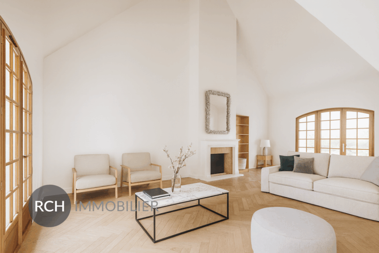 Photos du bien : Bazoches-sur-Guyonne – Maison traditionnelle aux beaux volumes avec forêt à pied