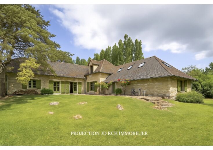 Photos du bien : Seul mandataire – Mittainville – Grande propriété familiale avec beau parc arboré