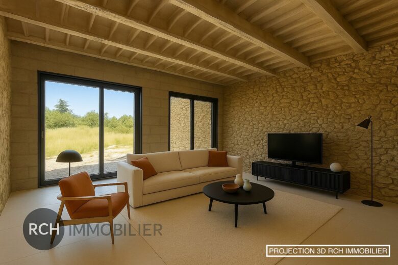 Photos du bien : Adainville – Ancienne grange en pierre à aménager