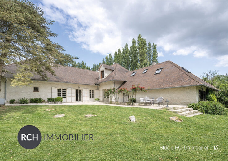 Photos du bien : Seul mandataire – Mittainville – Grande propriété familiale avec beau parc arboré