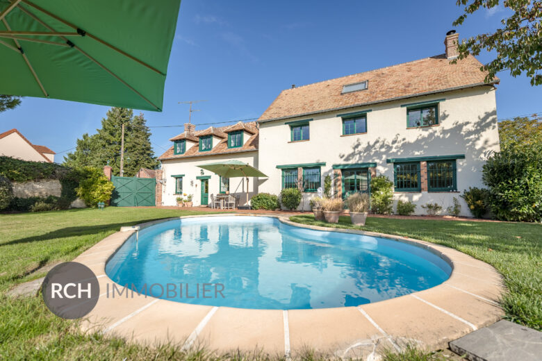 Photos du bien : Chérisy – Charmante longère rénovée avec piscine