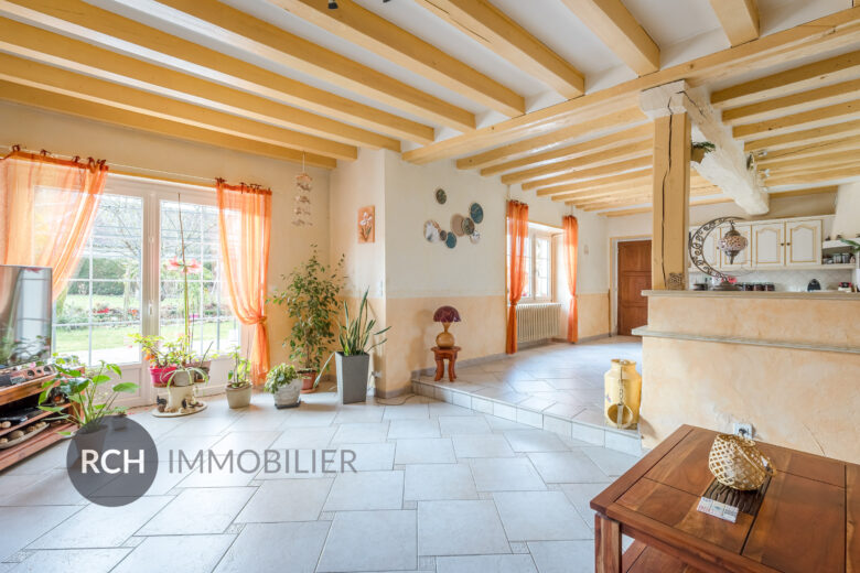 Photos du bien : Prunay-le-Temple – Belle longère avec dépendances sur grand terrain arboré