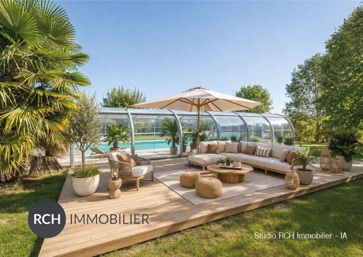 Photos du bien : Orgerus – Propriété d&rsquo;exception sans vis-à-vis avec piscine chauffée et grange