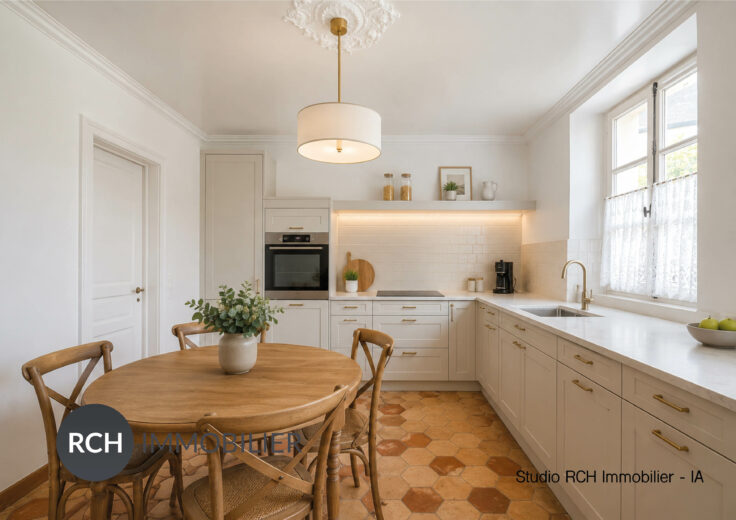 Photos du bien : Flexanville – Maison bourgeoise en coeur de village