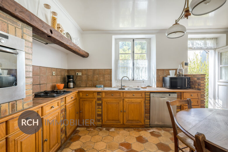 Photos du bien : Flexanville – Maison bourgeoise en coeur de village