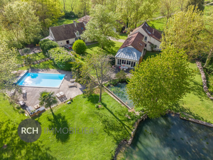 Photos du bien : Flexanville – Propriété d&rsquo;exception avec piscine chauffée sur un beau parc arboré