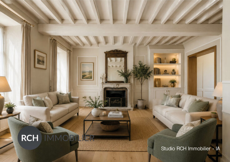 Photos du bien : Flexanville – Maison bourgeoise en coeur de village
