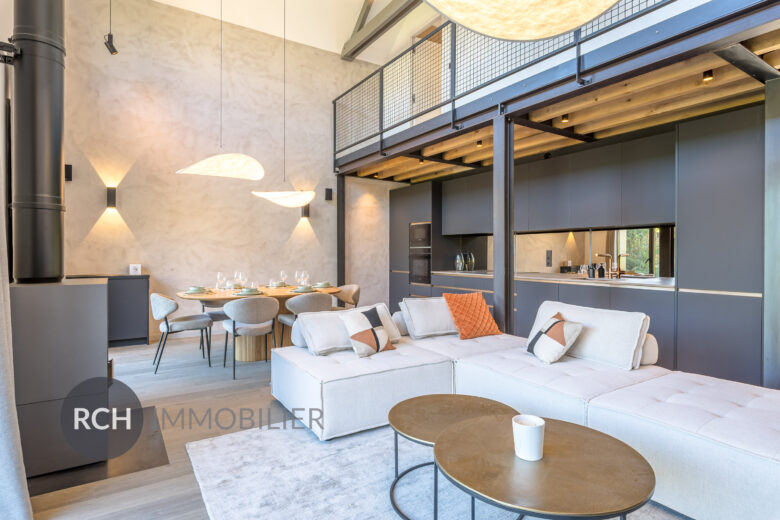 Photos du bien : Montfort-l&rsquo;Amaury – Loft entièrement rénové en coeur de village